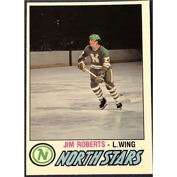 1977-78 O-PEE-CHEE NHL JIM ROBERTS ROOKIE CARD
