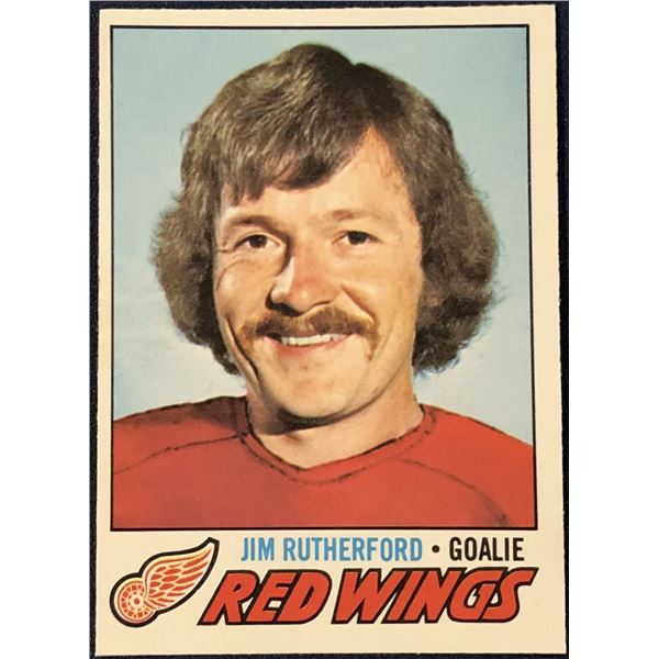1977-78 O-PEE-CHEE NHL JIM RUTHERFORD