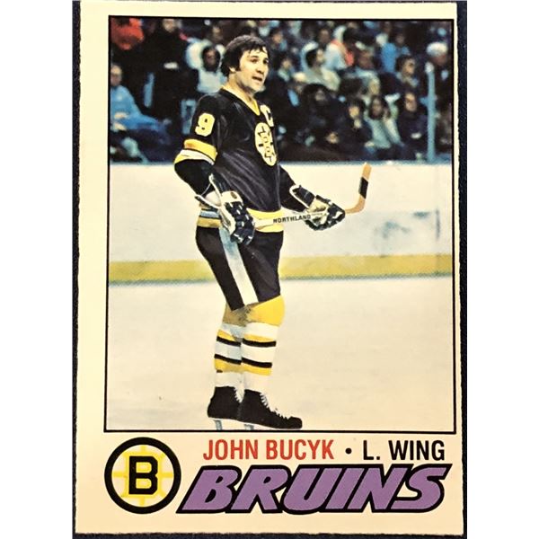 1977-78 O-PEE-CHEE NHL JOHNNY BUCYK (HOF)