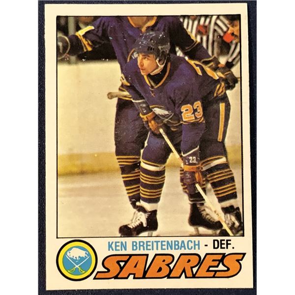 1977-78 O-PEE-CHEE NHL KEN BREITENBACH ROOKIE CARD
