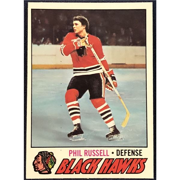 1977-78 O-PEE-CHEE NHL PHIL RUSSELL