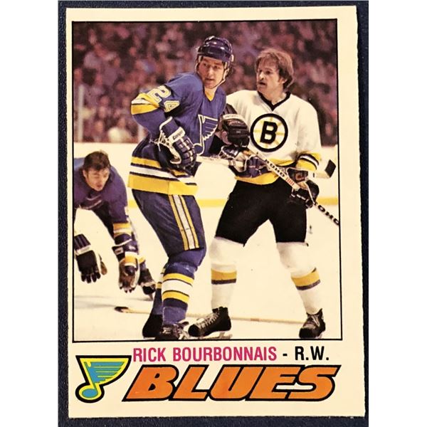 1977-78 O-PEE-CHEE NHL RICK BOURBONNAIS ROOKIE CARD