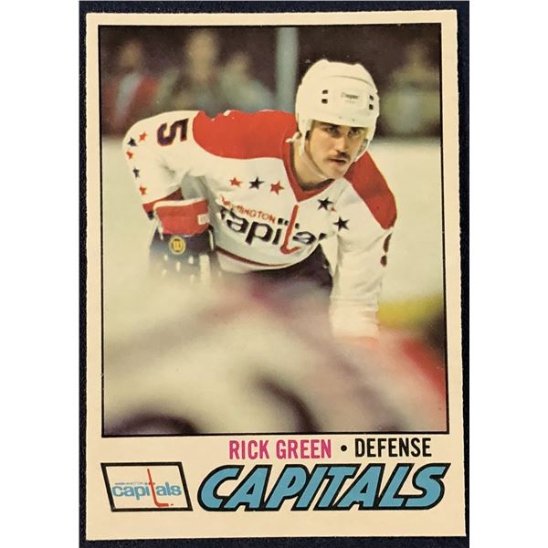 1977-78 O-PEE-CHEE NHL RICK GREEN ROOKIE CARD