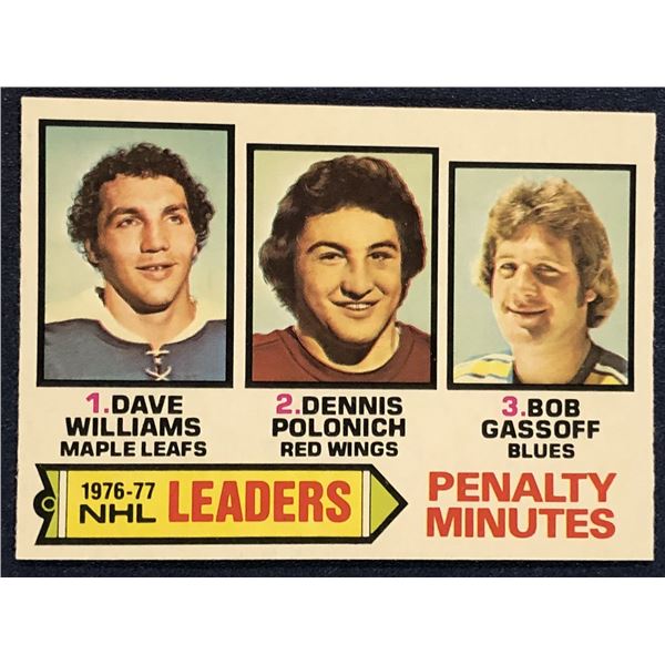 1977-78 O-PEE-CHEE NHL TIGER WILLIAMS