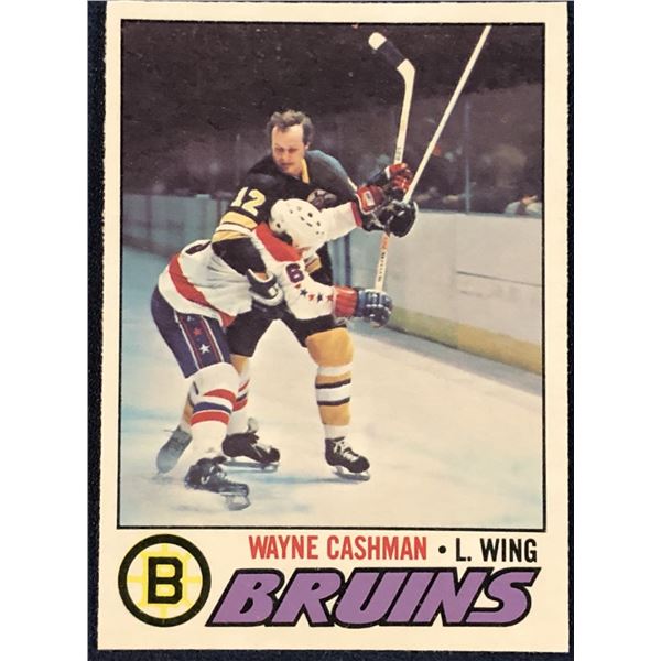 1977-78 O-PEE-CHEE NHL WAYNE CASHMAN