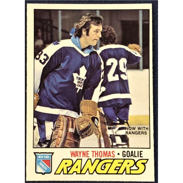 1977-78 O-PEE-CHEE NHL WAYNE THOMAS