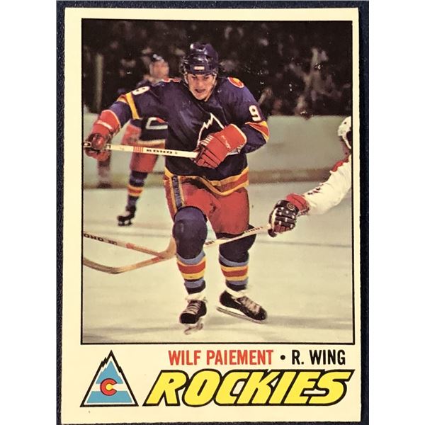 1977-78 O-PEE-CHEE NHL WILF PAIEMENT