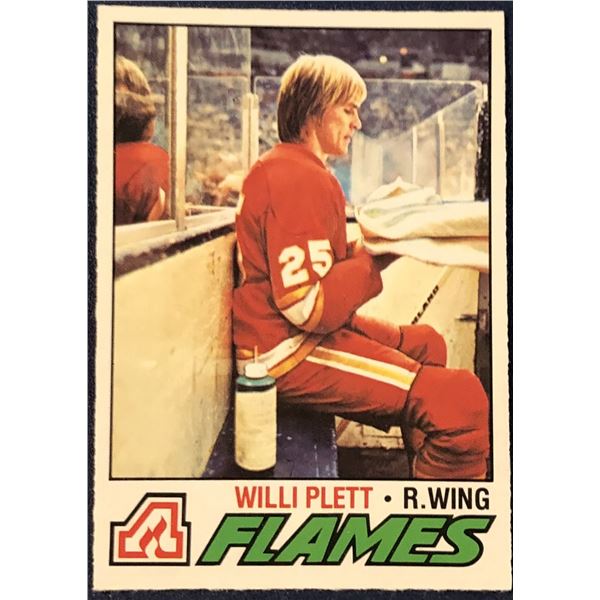 1977-78 O-PEE-CHEE NHL WILLI PLETT ROOKIE CARD