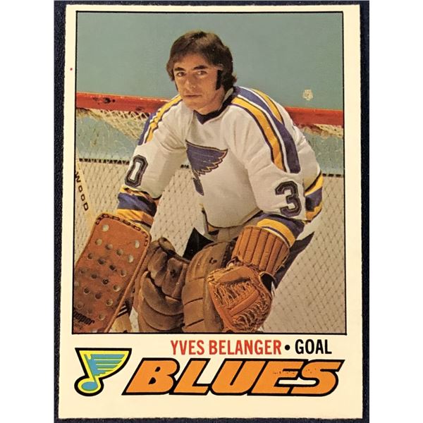 1977-78 O-PEE-CHEE NHL YVES BELANGER