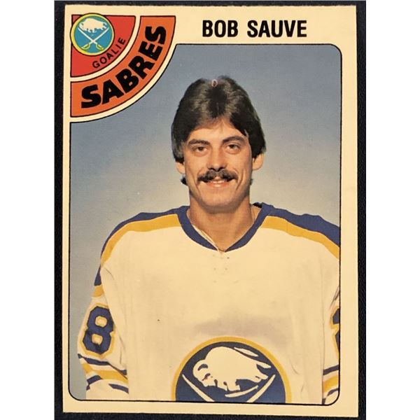 1978-79 O-PEE-CHEE BOB SAUVE ROOKIE CARD