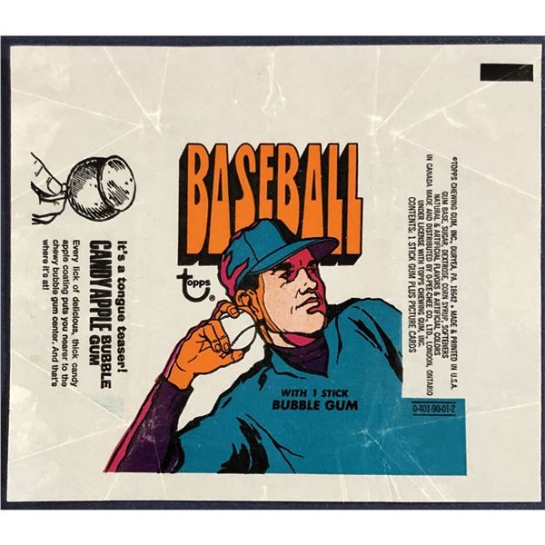 1972 TOPPS BASEBALL WRAPPER