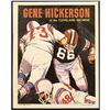 Image 1 : 1970 TOPPS FOOTBALL POSTER - GENE HICKERSON (HOF)