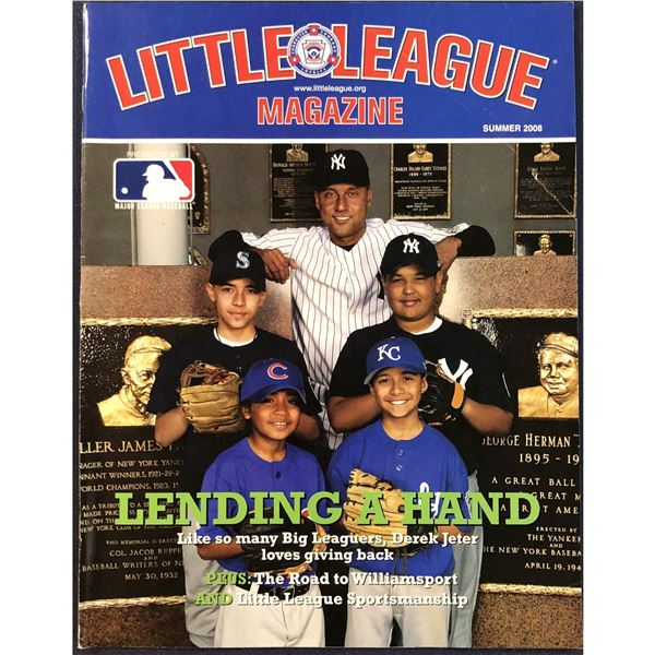 LITTLE LEAGUE MAGAZINE SUMMER 2008 - DEREK JETER COVER (HOF)