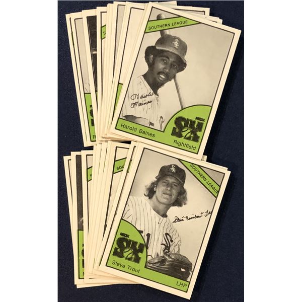 1978 TCMA MiLB KNOXVILLE KNOX SOX TEAM SET - BAINES / TROUT / DOTSON / LaRUSSA