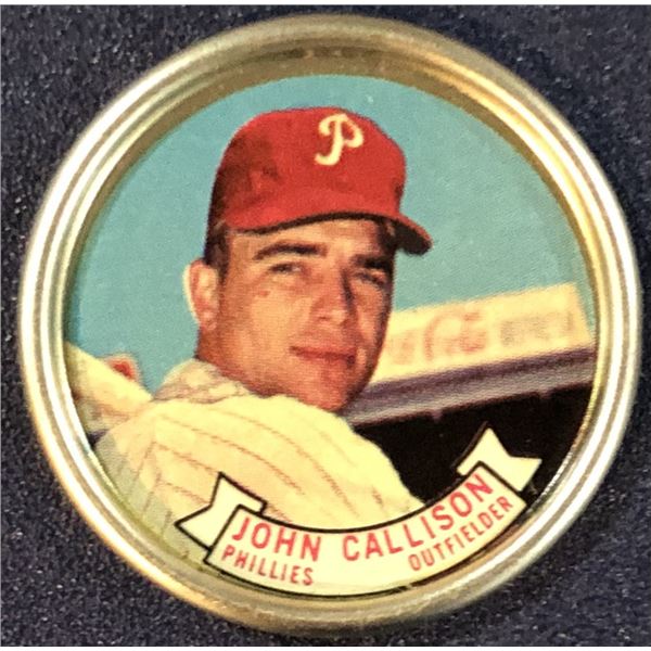 1964 TOPPS BASEBALL COIN - JOHNNY CALLISON