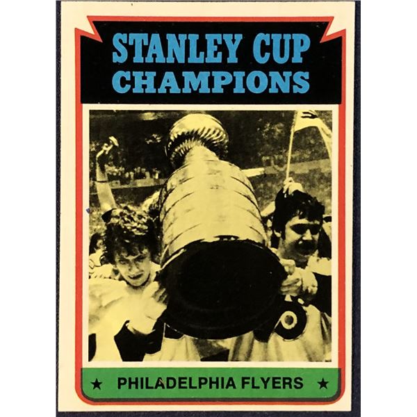 1974-75 TOPPS HOCKEY STANLEY CUP CHAMPS