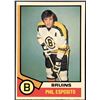 Image 1 : 1974-75 TOPPS HOCKEY PHIL ESPOSITO (HOF)