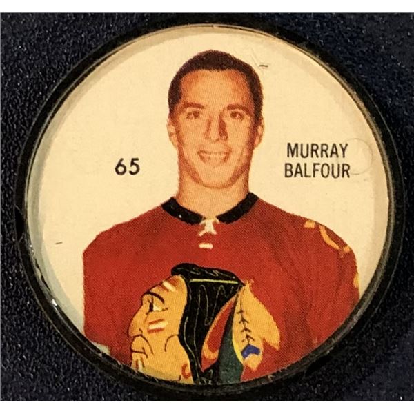 1960-61 SHIRRIFF NHL COIN - MURRAY BALFOUR (HOF)