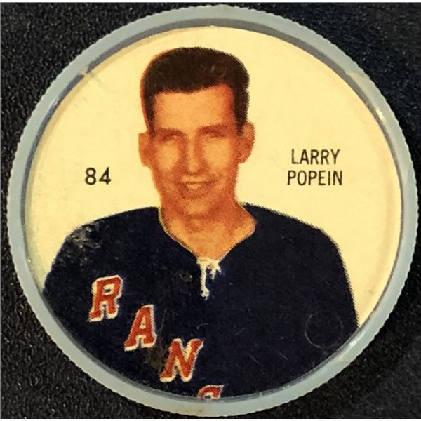 1960-61 SHIRRIFF NHL COIN - LARRY POPEIN