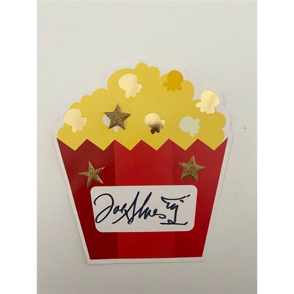 Jaws Joe Alves Signed Popcorn Card