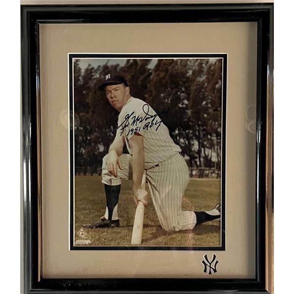 Gil McDougald signed photo