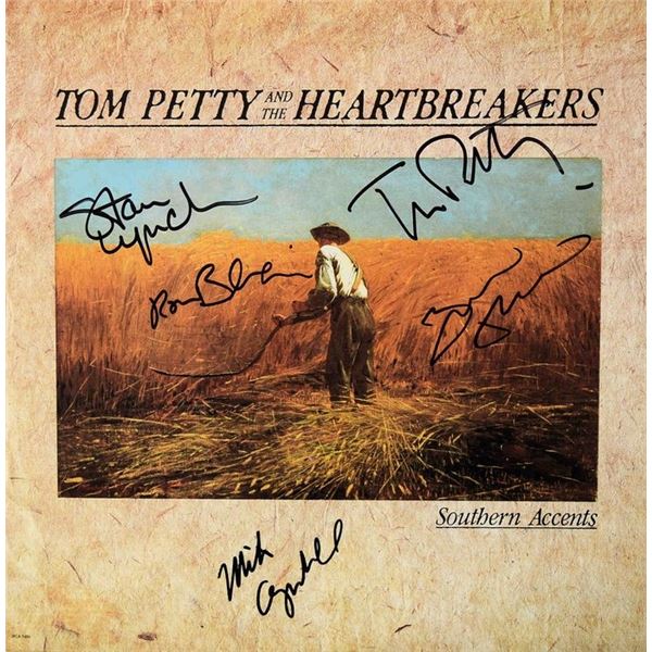 Tom Petty 1985 Southern Accents signed album