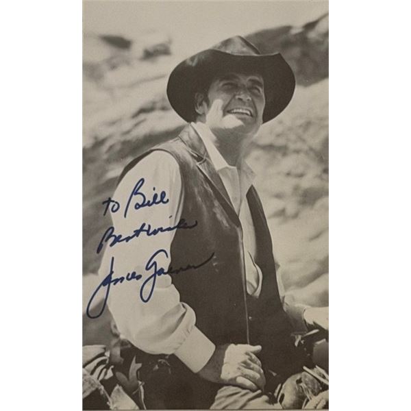 The Rockford Files James Garner signed photo