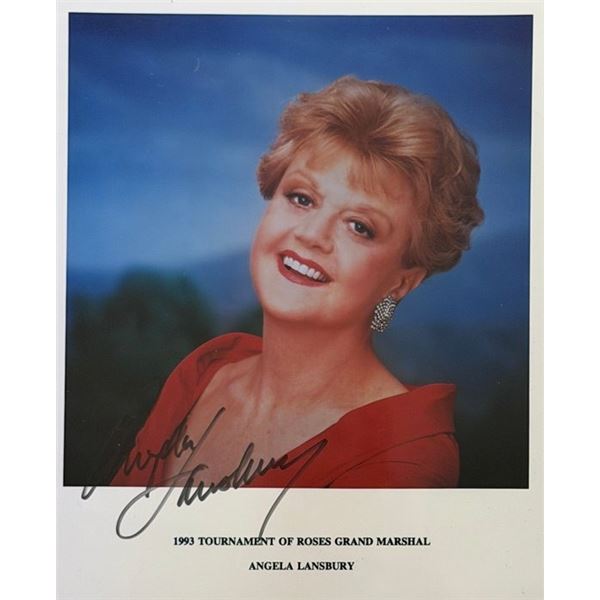 Murder She Wrote Angela Lansbury signed photo