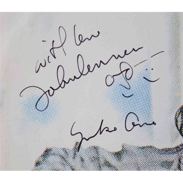 John Lennon Give Peace A Chance signed 12 inch single