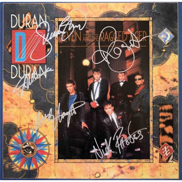 Duran Duran Seven And The Ragged Tiger band signed album