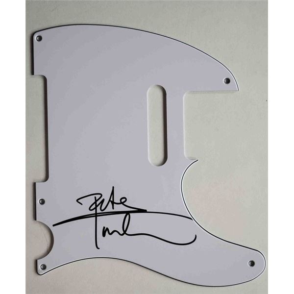 Pete Townshend signed pickguard