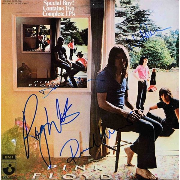 Pink Floyd signed Ummagumma album