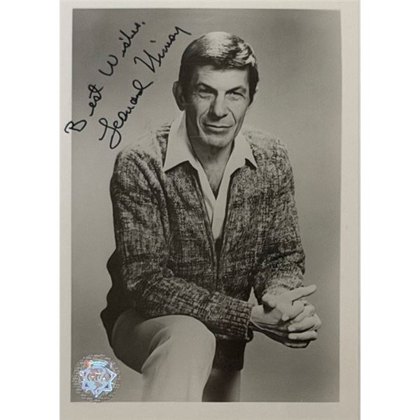 Star Trek Leonard Nimoy signed photo
