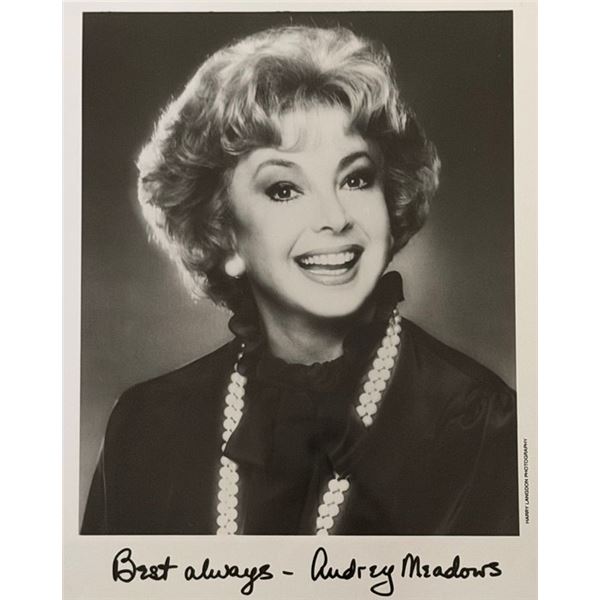 The Honeymooners Audrey Meadows signed photo