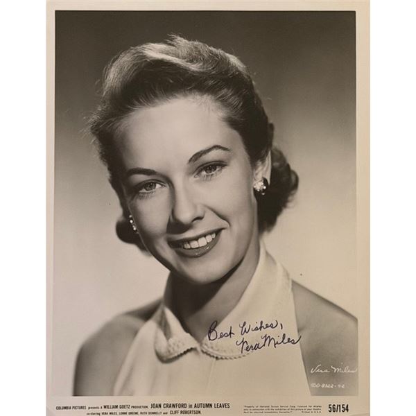 Autumn Leaves Vera Mile signed photo