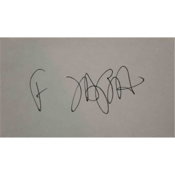 Frank Zappa Signature Slip
