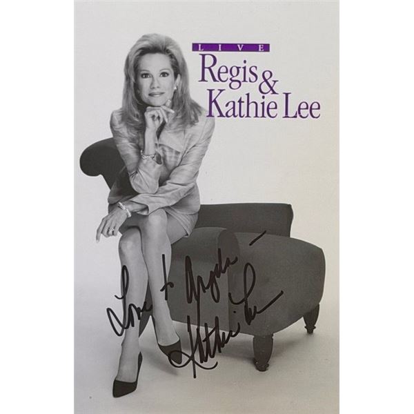 Kathie Lee Gifford signed promo photo