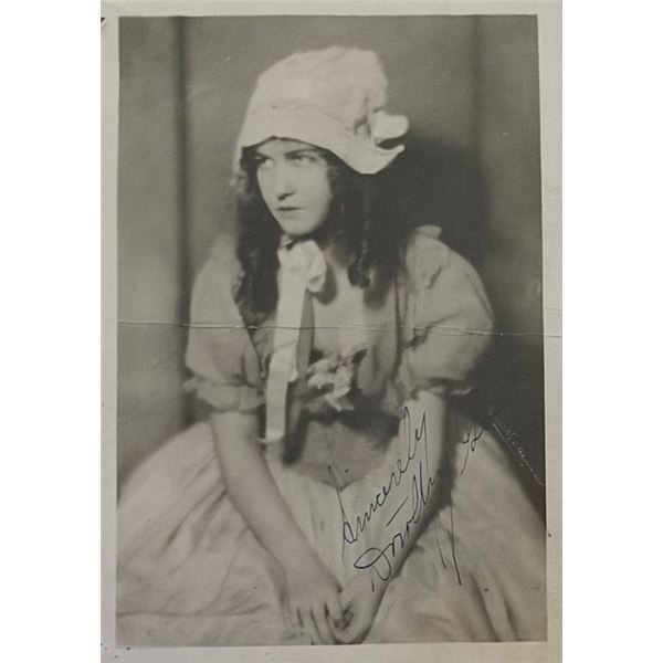 1921 silent film Orphans of the Storm Dorothy Gish signed photo