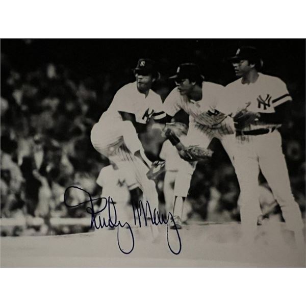 Rudy May signed photo