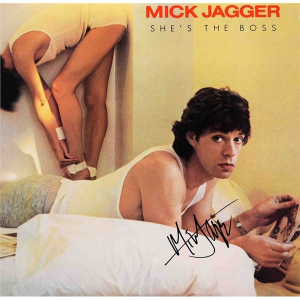 The Rolling Stones Mick Jagger signed She's The Boss album