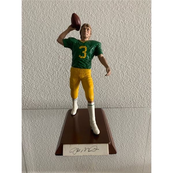 Joe Montana autographed figurine.  The Salvino Collection.  10 inches