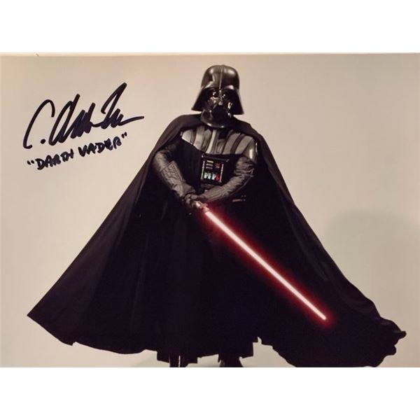 Star Wars Darth Vader C. Andrew Nelson signed photo