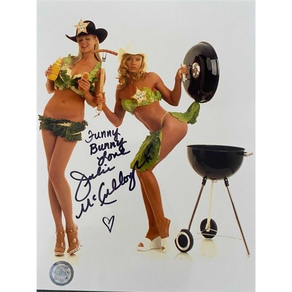 Playboy model Julie McCullough signed photo