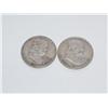 Image 1 : Lot of 2 Ben Franklin Half Dollar Coins
