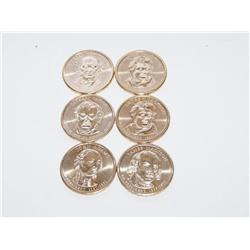 Gold Toned Presidential Dollar Coin X's Money