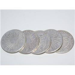 5 Republica Mexicana 1882 Coins-Times the Bid