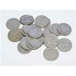 Lot of 20 Buffalo Nickels