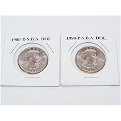 1980 P & D Susan B Anthony Dollar BU