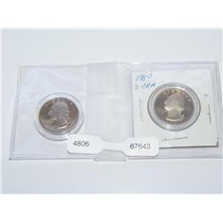 76 & 80 S Washington Quarter Proof-2 Times Bid