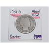 Image 2 : 1907 O Barber Half Dollar